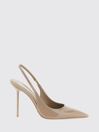 PARIS TEXAS Lidia Patent Leather Slingback Pumps with High Heel