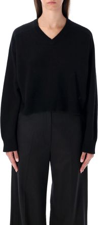 Loulou Studio Loulou Anzor Cashmere V-neck Sweater