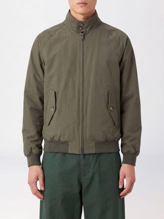 Baracuta Bomber con collo alto, chiusura a zip e tasche con patta