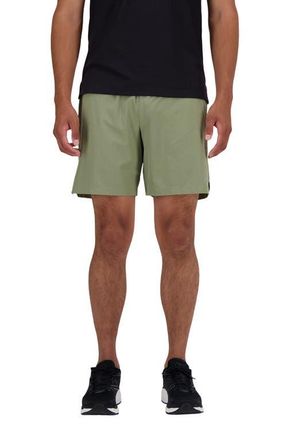 New Balance RC 7-Inch Seamless Running Shorts in Dark Olivine at Nordstrom, Size Medium