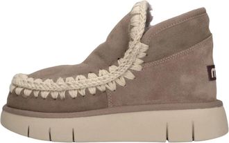 Mou Eskimo Bounce Sneaker - Dames - Winterlaarzen - Beige - 40 EU - Su&egrave;de - Schoenen