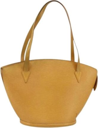 Louis Vuitton Pre-owned Tote Bags, female, Yellow, Size: ONE SIZE Pre-owned Vintage Tote Bag