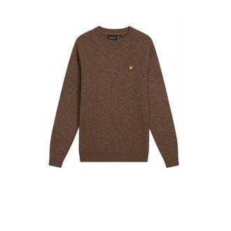 Lyle & Scott Truien & Vesten, Heren, Bruin, 2Xl, Rondgebreide trui