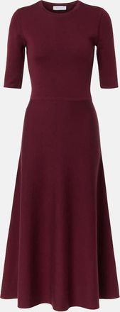 Gabriela Hearst Seymore wool, cashmere, and silk midi dress