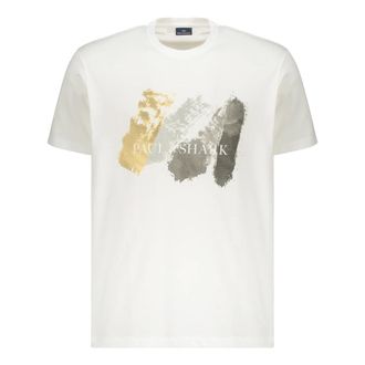 Paul & Shark Paul & Shark, T-Shirts, male, White, Size: 2XL Short-sleeve T-shirt