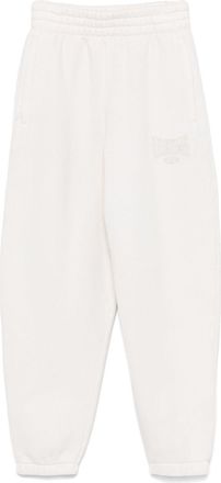 Alexander Wang Logo-Print Terry Track Pants - Womens - Cotton/Polyester