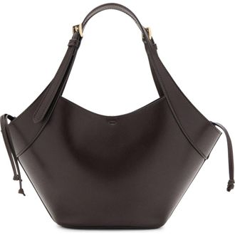 Mango Faux Leather Bucket Bag in Chocolate at Nordstrom
