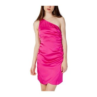 Vila Vila - Elegante Polyester Jurk voor Vrouwen - Dames - Jurken - Roze - Maat: 2XS Poliester