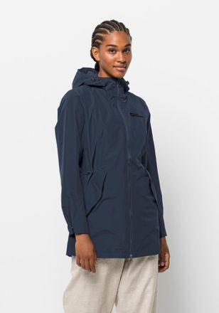 Jack Wolfskin Outdoorjacke JACK WOLFSKIN DAKAR PARKA W, Damen, Gr. XS (34), blau (night, blau), OBERSTOFF: 100% POLYESTER Futter: 100% POLYESTER, Jacken Outdoorjack