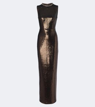 Roland Mouret Sequined embellished gown