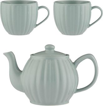 Price & Kensington Duckegg Teapot & Mugs