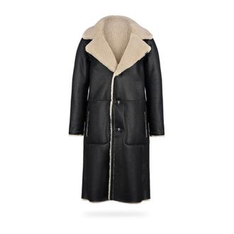 Windsor Abrigo de piel de cordero - Coats - Mujer - Negro - XS