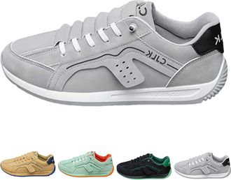 Generic Trainers Leather Mens Business Trainers Flat Sole Sports Shoes Modern Running Shoes Leisure Shoes Sporty Walking Shoes Slip-On Fitness Shoes Faux Leat