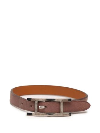 Hermès Bracciale Behapi in pelle Swift 2008 - Marrone