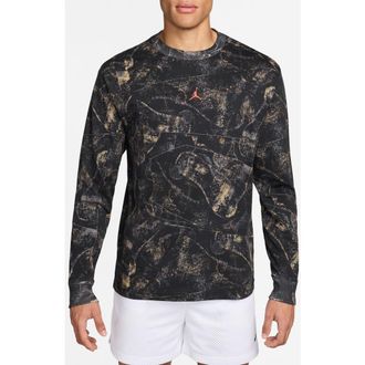 Nike Jordan Brooklyn Long Sleeve Cotton T-Shirt in Black at Nordstrom, Size Xx-Large