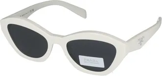 Prada 0PR Acetate Cat-Eye Sunglasses - White