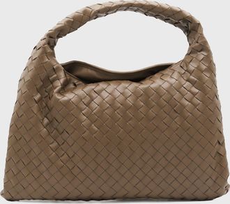 Bottega Veneta Brown Leather Hop Small Handle Bag