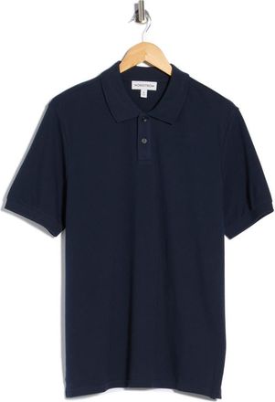 Nordstrom Cotton Blend Piqu&eacute; Knit Polo in Navy Sapphire at Nordstrom Rack, Size Xx-Large