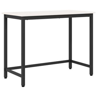 vidaXL Mesa 100 X 50 X 77 Cm Madera Ingenierizada Y Acero Vidaxl