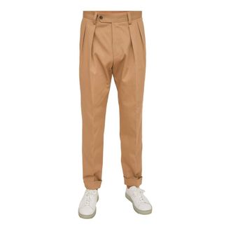 HUGO BOSS Broeken, Heren, Beige, M, Katoen, H Perin 2Pleats Broek