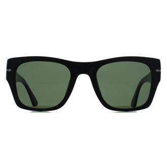 Persol Square Unisex Black Green PO3384S - One Size