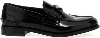 Prada Black Leather Loafers