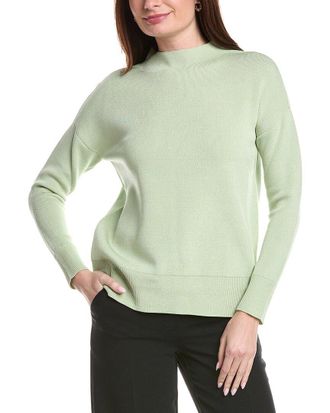 Lafayette 148 New York Relaxed Wide Stripe Sweater