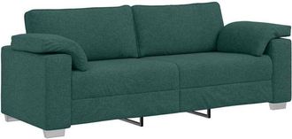 vidaXL Sof&aacute; Verde Oscuro 219 X 77 X 82 Cm Tela Vidaxl