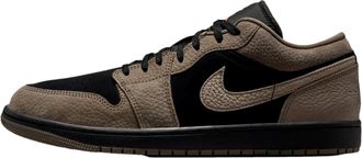 Nike Air Jordan 1 Low SE Black / Olive Grey - Light Wild Mango IB7109-005 Mens