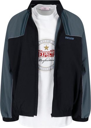 Martine Rose Black Embroidered High Collar Jacket