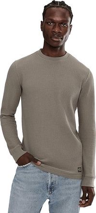 Rvca Day Shift Thermal Long Sleeves Mens T Shirt Olive : SM, Polyester/Cotton