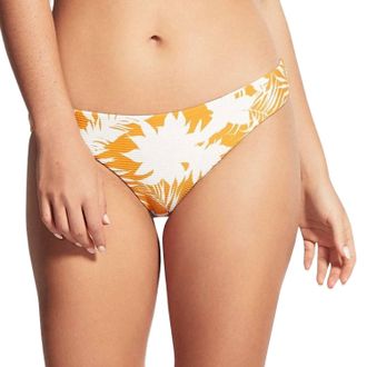 Seafolly Wild Tropics Hipster Bikini Bottom In Saffron