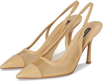 Nine West Jermain Womens Shoes Medium Natural : 5.5 M, Faux Leather/Textile