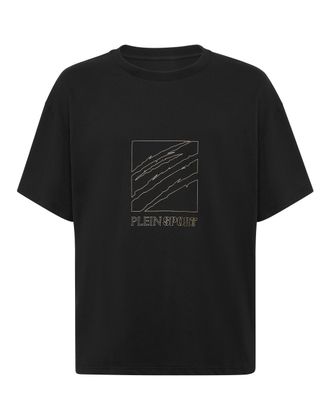 Plein Sport T-Shirt Ronde Hals Ss Scratch
