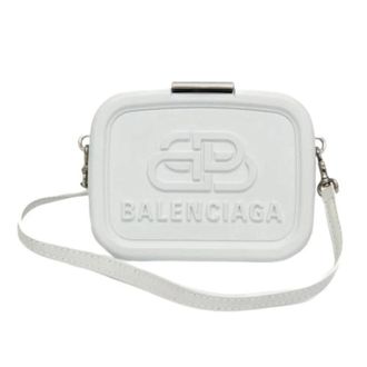 Balenciaga Pre-owned Cross Body Bags, female, White, Size: ONE SIZE Pre-owned Lunchbox Mini Case 638324