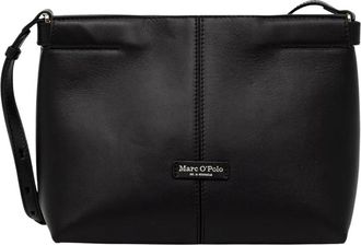 Marc O'Polo Tilla Crossbody Tas - Dames - Schoudertassen - Zwart - ONE Size - Leer - Tassen
