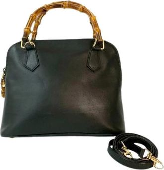 Gucci Pre-owned Handbags, female, Black, Size: ONE SIZE Pre-owned Vintage Handbag