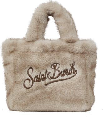 MC2 Saint Barth Plush Faux Fur Vanity Mini Handbag