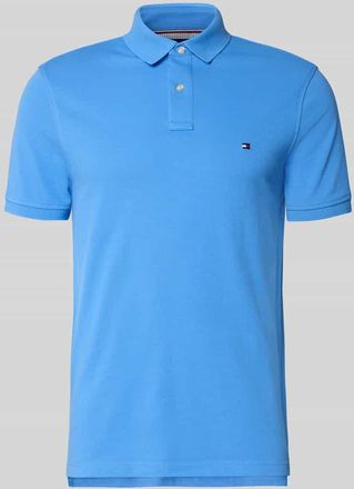 Tommy Hilfiger Regular Fit Poloshirt aus Baumwoll-Mix in Hellblau, Gr&ouml;&szlig;e XXL