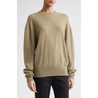 Toteme Classic Cashmere Crewneck Sweater in Hazel at Nordstrom, Size X-Large