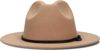 Guess Fedora Hoed - Dames - Hoeden - Bruin - L - Accessoires