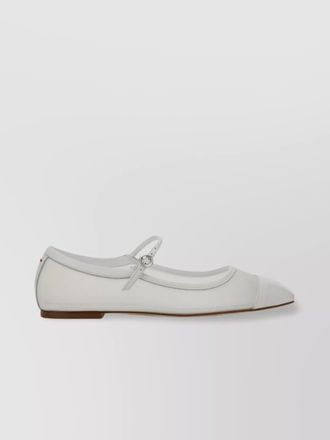 Aeyde round toe flat sole ballerina shoes