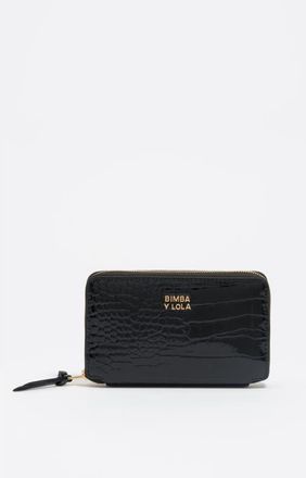 Bimba & Lola Textured wallet in Black at Nordstrom