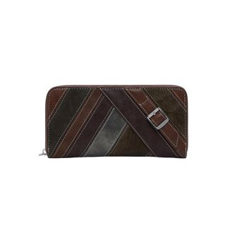 Desigual Bruine Dames Portemonnee Fibonacci Fiona - Dames - Portefeuilles - Veelkleurig - ONE Size - Accessoires