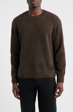 Wax London Wilde Wool Blend Crewneck Sweater in Brown at Nordstrom Rack, Size X-Large