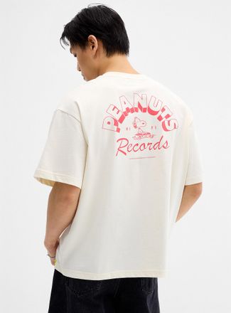 Only & Sons Mens Peanuts Record T-shirt
