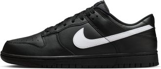 Nike Dunk Low Black White Swoosh IO7606-010