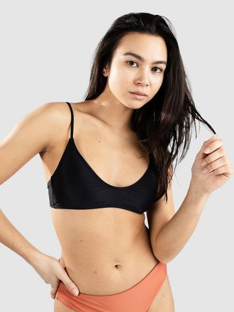 Volcom Simply Solid Crop Bikini Top negro