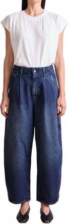 Apiece Apart Bari Crop Jeans In Delta Wash