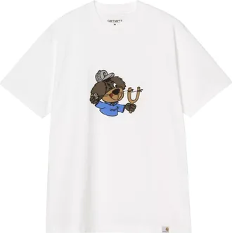 Carhartt Work in Progress Uomo, Top, Bianco, XL, new